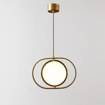 Подвесной светильник LED Arvet Горизонтальный Золото ImperiumLoft Arvet01 (179643-26)