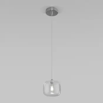 Подвесной светильник светодиодный 50128/1 Eurosvet Jar хром в форме шара