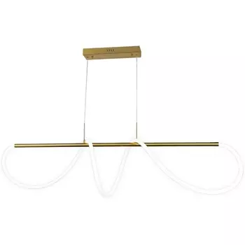 Подвесной светильник с гибким неоном светодиодный Kink Light Далия 08041,20(3000K) диммируемый бронза с пультом ДУ