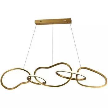 Подвесной светильник светодиодный Kink Light Сена 07609-5AL,36 латунь Led 100W