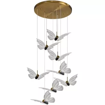 Подвесной светильник светодиодный LAMPS 81364 Natali Kovaltseva LED GOLD