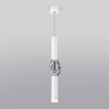 Подвесной светильник светодиодный 50191/1 Eurosvet Lance LED белый / хром