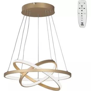 Подвесной светильник с ПДУ светодиодный LED 80Вт, 2700-6500К Vitaluce V2515DT-8/3S кольцо