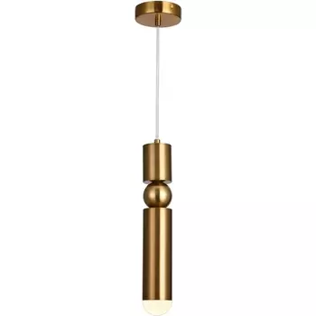 Подвесной светильник светодиодный LAMPS 81354 SATIN Natali Kovaltseva LOFT led GOLD