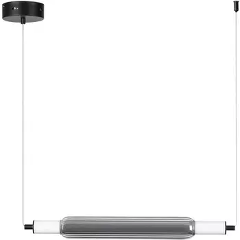 Подвесной светильник светодиодный Lumion Trendy 6556/15L черный/дымчатый/металл/акрил, стекло LED 15W 4000К 220V