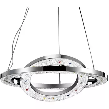 Подвесной светильник светодиодный MD1103008-384A chrome/white Illuminati 1103008