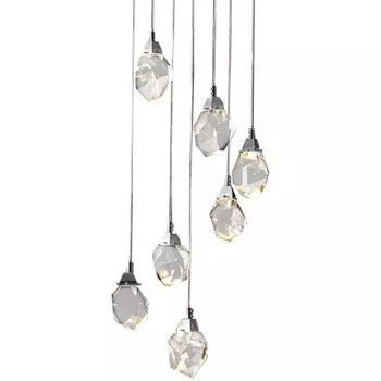 Подвесной светильник светодиодный MD-020B-7 DeLight Collection Crystal rock chrome