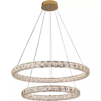 Подвесной хрустальный светильник светодиодный Newport 8120 8120/77 gold