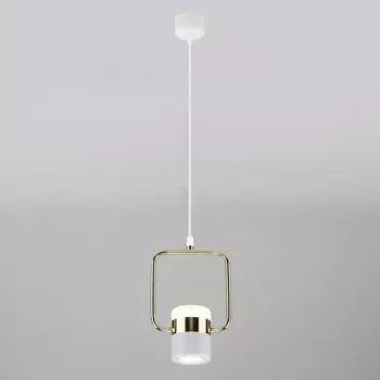 Подвесной светильник светодиодный 50165/1 Eurosvet Oskar LED золото / белый