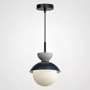 Подвесной светильник Pompon белый - черный ImperiumLoft Pompon01 (179666-26)