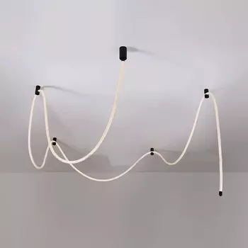 Подвесной светильник светодиодный с гибким неоном Delight Collection 10521 10521C/8M black/white DeLight Collection