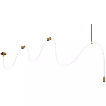 Подвесной светильник светодиодный с гибким неоном Loft It Thread 10388B Brass