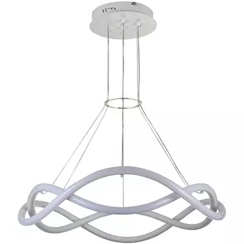 Подвесной светильник светодиодный с голосовым управлением пультом и со смартфона регулировкой цветовой температуры яркости ночным режимом таймером LAMPS 81287 Natali Kovaltseva LED