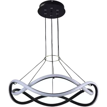 Подвесной светильник светодиодный с голосовым управлением пультом и управлением со смартфона регулировкой цветовой температуры и яркости ночным режимом и таймером LED LAMPS 81288 (Natali Kovaltseva)