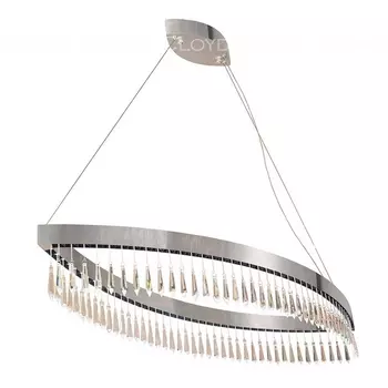 Подвесной светильник светодиодный с хрустальными подвесками Cloyd Misima 11265