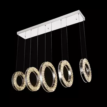 Подвесной светильник светодиодный с пультом iLedex Crystal ice 4460-5 72W CR