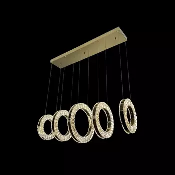 Подвесной светильник светодиодный с пультом iLedex Crystal ice 4460-5 72W TGD