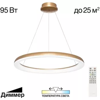 Подвесной светильник светодиодный с пультом Citilux Юпитер CL730B092S кольцо