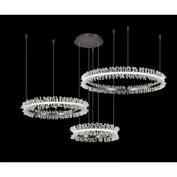 Подвесной светильник светодиодный с пультом Kink Light Лаура 08246,12PA кольцо