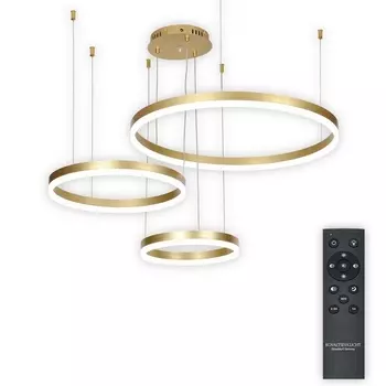 Подвесной светильник светодиодный с пультом Natali Kovaltseva Oreol LED LAMPS 81476 кольцо
