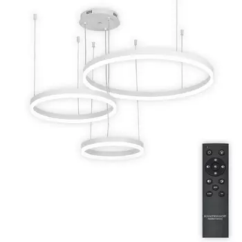 Подвесной светильник светодиодный с пультом Natali Kovaltseva Oreol LED LAMPS 81477 кольцо