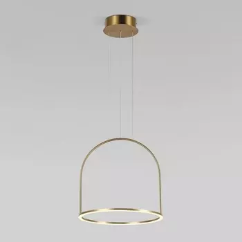 Подвесной светильник светодиодный с пультом Eurosvet Over 90322/1 латунь