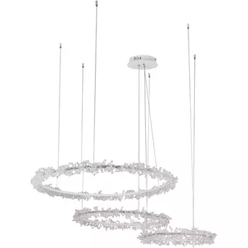 Подвесной светильник светодиодный с пультом Лаура 08246,01PA (Kink Light)