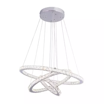 Подвесной хрустальный светильник светодиодный с пультом регулировкой цветовой температуры и яркости I Globo Marilyn 67037-76