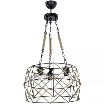 Подвесной светильник TopLight Caryl TL1647R-03BK