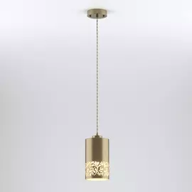 Подвесной светильник 50071/1 Eurosvet Tracery античная бронза