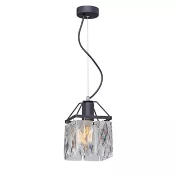 Подвесной хрустальный светильник Vitaluce V5288-1/1S форма куба