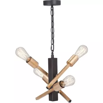 Подвесной светильник факел Vitaluce V3009-1/4, 4xE27 макс. 40Вт