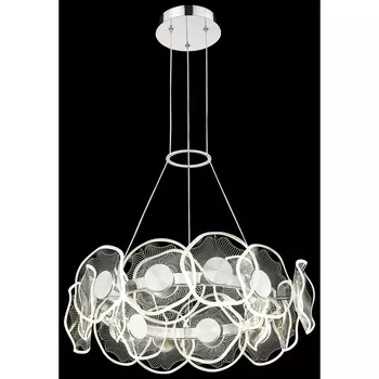 Подвесной светодиодный светильник с пультом Wertmark Helena WE453.18.103 кольцо