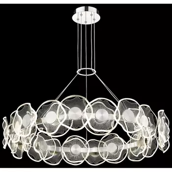 Подвесной светодиодный светильник с пультом Wertmark Helena WE453.30.103 кольцо