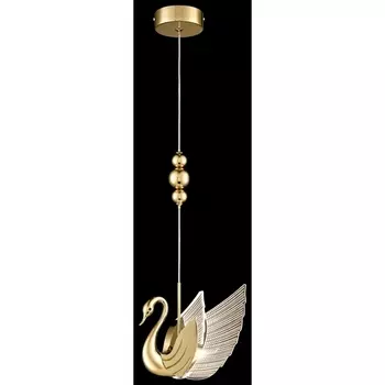 Подвесной светодиодный светильник птички Wertmark Letizia WE466.01.306