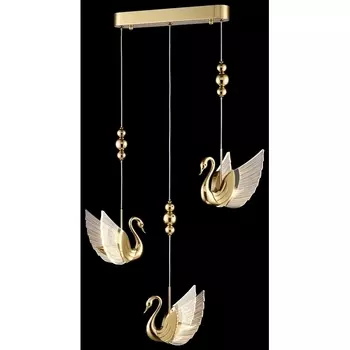 Подвесной светодиодный светильник птички Wertmark Letizia WE466.03.306