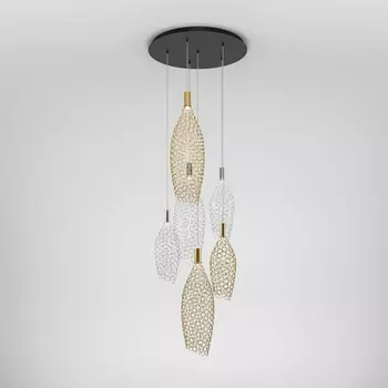 Подвесной светильник LED золото/хром Eurosvet Ruche 90352/6