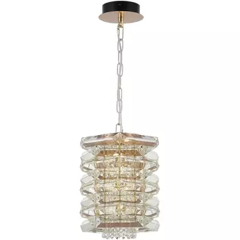 Подвесной светильнк ST Luce Strozzi SL6137.203.01 медь/прозрачный E14 1*40W