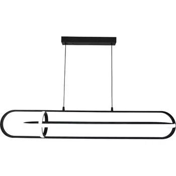 Подвесной светодиодный светильник Escada Orbital 10255/3LED 65Вт, с ПДУ, металл/силикон, черный