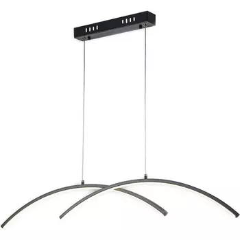 Подвесной светодиодный светильник Escada Skyline 10212/S LED Black 36Вт, металл/силикон, чёрный