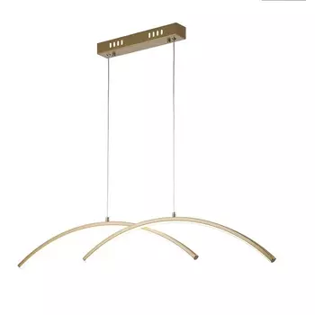 Подвесной светодиодный светильник Escada Skyline 10212/S LED Gold 36Вт, металл/силикон, золото