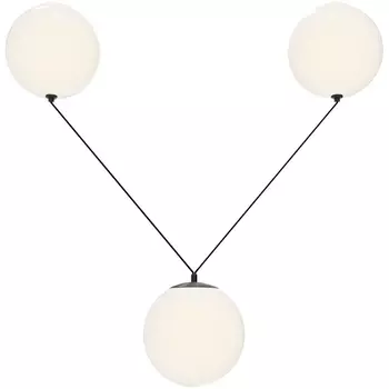 Подвесной светодиодный светильник Maytoni Twins MOD427PL-L30B3K шарики