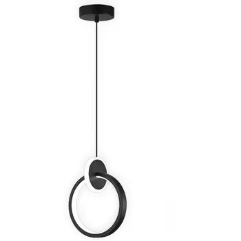 Подвесной светодиодный светильник Natali Kovaltseva LED LAMPS 81418 24W, чёрный, LED