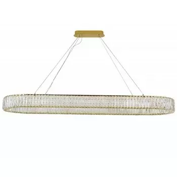 Подвесной светодиодный светильник Newport 8240 8240N/140 oval gold