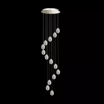 Каскадный подвесной светодиодный светильник MD13003023-14A Illuminati Terrene Chrome