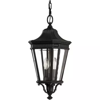 Подвесной уличный светильник IP23 Feiss FE-COTSLN8-M-BK