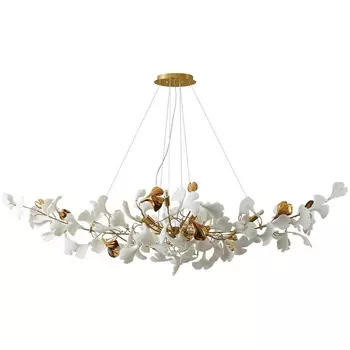 Подвеспная люстра Kink Light Сири 07868-10A,36 латунь G9 10*5W лепестки