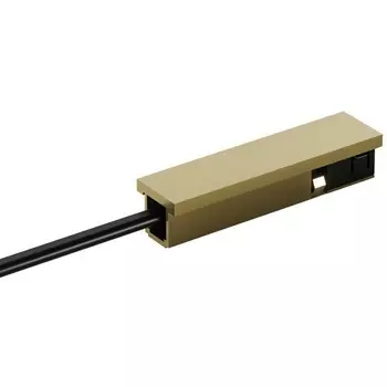 Подвод питания универсальный (середина/торец) для трека Denkirs Shine Base TR5721-SB 48V сатинированная латунь