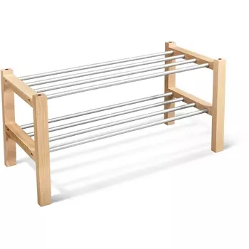 Полка для обуви SHT-SR9 прозрачный лак/алюм.металлик Sheffilton Альберо 532115104