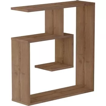 Полка Фигурная LABY SHELF (Дерево/Светло-коричневый) LEVE
